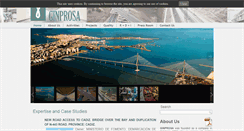 Desktop Screenshot of ginprosa.es